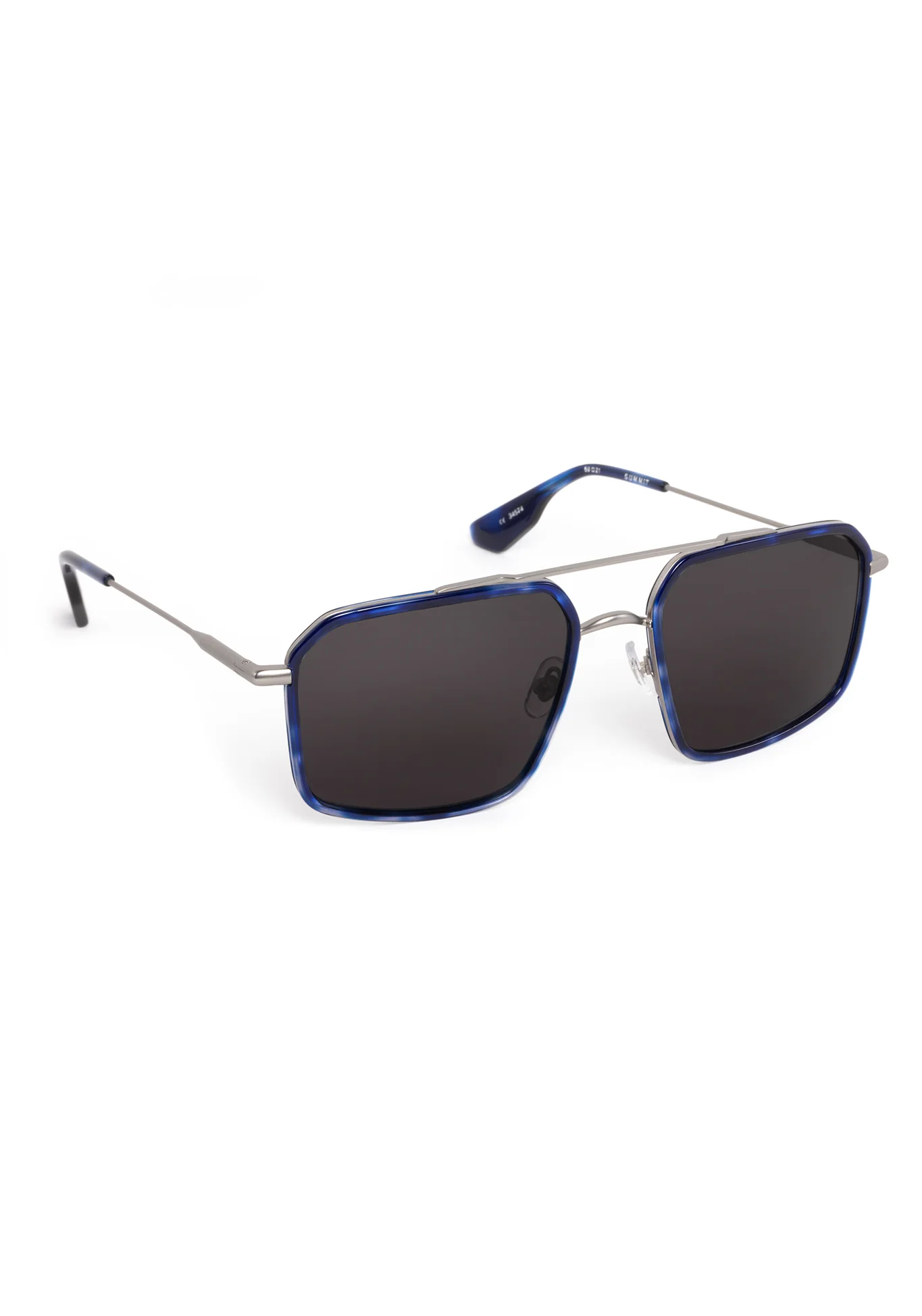SUMMIT | Matte Raw Stainless Steel + Indigo Tortoise - Image 3